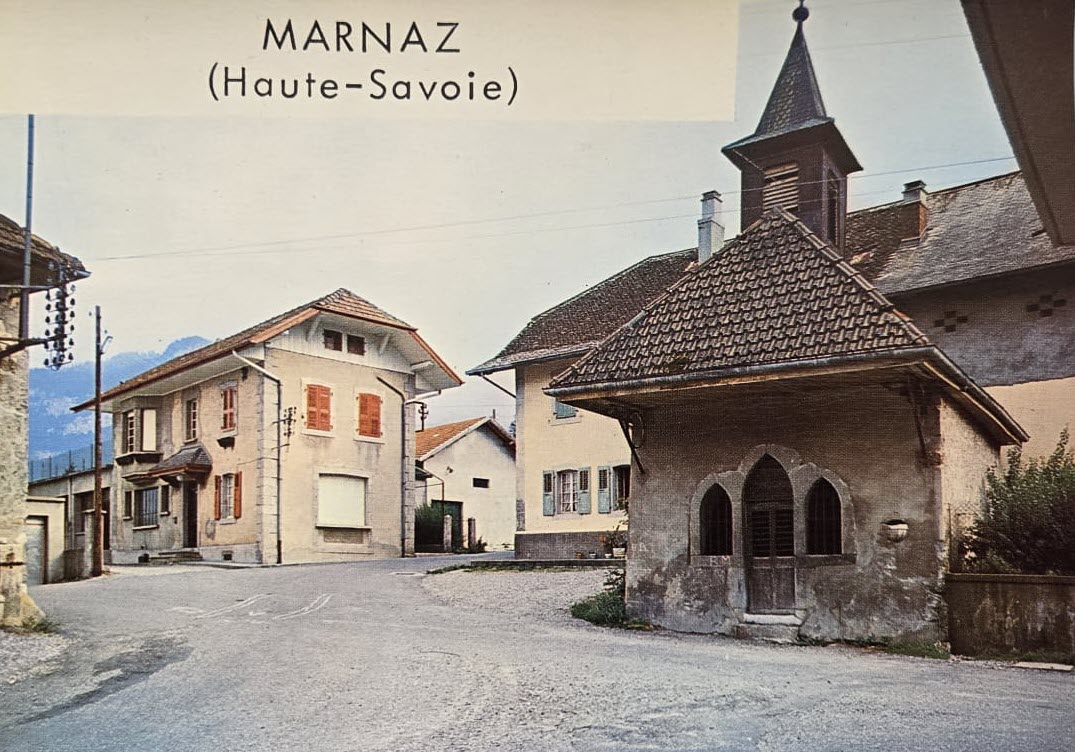 Carte postale montrant les propriétés des Buchet